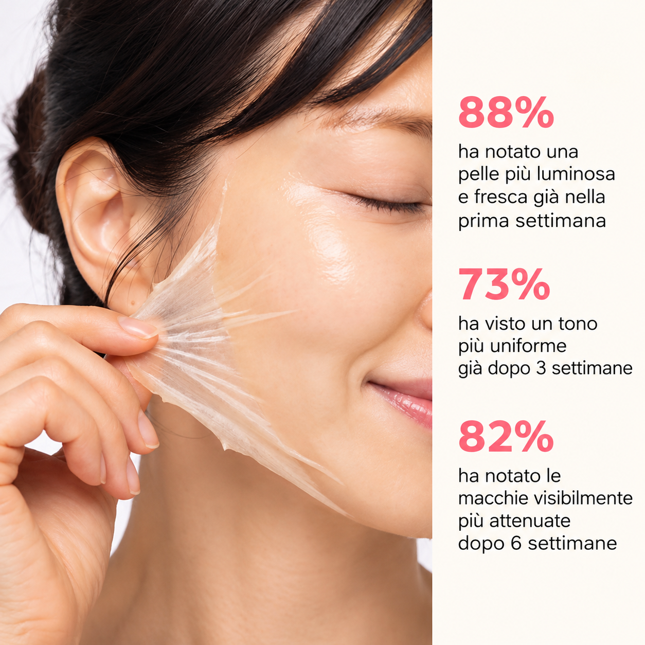 Maschera Notte anti-macchie all'acido kojico e curcuma