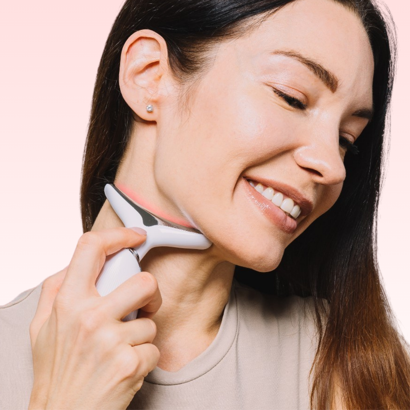 SILVER ROSE | Massaggiatore Viso LED